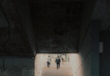 짧은 걷기, 길게 건강! 바쁜 현대인을 위한 ‘마이크로 워킹’ 습관 확산 A group of people walking down a flight of stairs